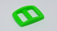 Hebilla de plastico verde 15mm
